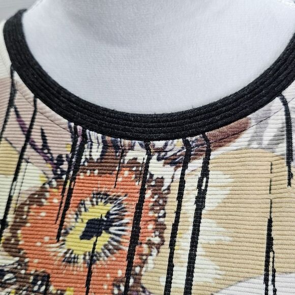 John Mark Floral Knit Pullover Tunic Top Size XL - Picture 4 of 10